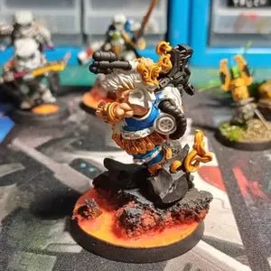 Dwarf Thoromir Lume, Vulcan Dwarves Miniature | A - Tabletop RPG & D&D miniature. Perfect for wargaming & collectors