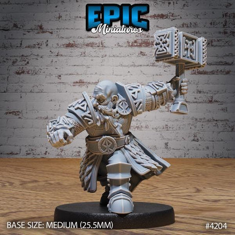 Dwarf Tavern Miniatures | 4204 - Tabletop RPG & D&D miniature. Perfect for wargaming & collectors