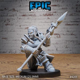 Epic Dwarf Fighters | 4205 - Tabletop RPG & D&D miniature. Perfect for wargaming & collectors