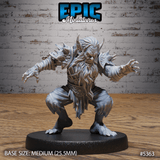 Dwarf Vampire Miniature | A - Tabletop RPG & D&D miniature. Perfect for wargaming & collectors
