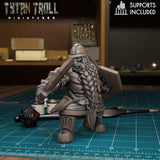 Dwarven Royal Guard Miniature | Guard 6 - Tabletop RPG & D&D miniature. Perfect for wargaming & collectors