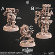 Dwarven Stonepath Explorers Miniature | A - Tabletop RPG & D&D miniature. Perfect for wargaming & collectors