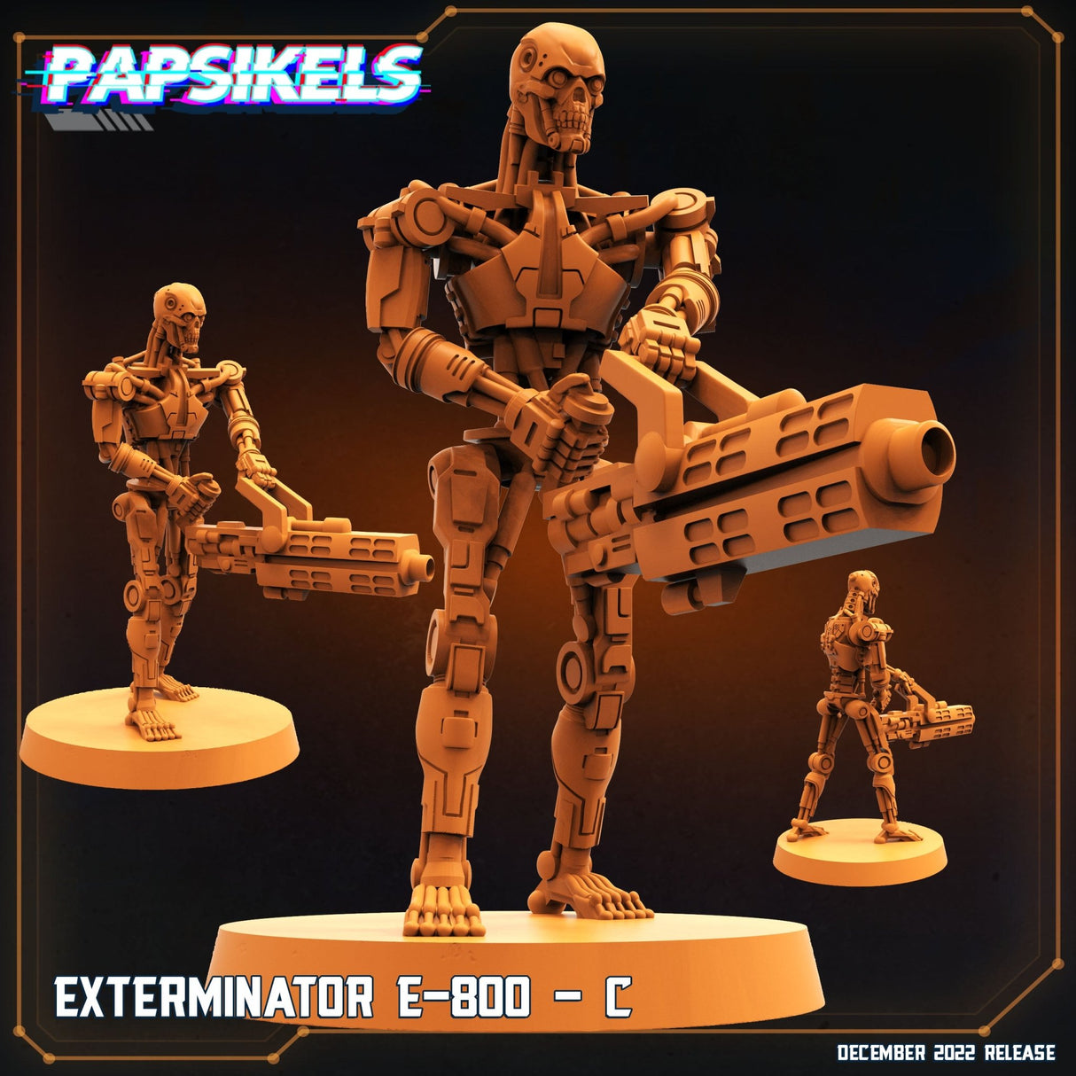 E800 Exterminator Miniature | A - Tabletop RPG & D&D miniature. Perfect for wargaming & collectors