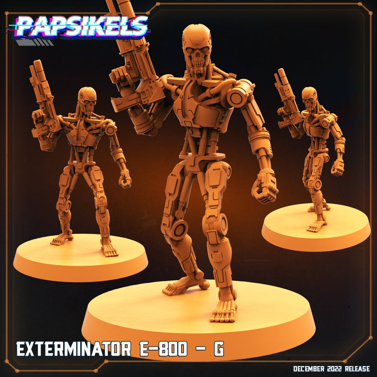 E800 Exterminator Miniature | B - Tabletop RPG & D&D miniature. Perfect for wargaming & collectors
