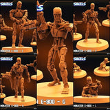 E800 Exterminator Miniature | Set of 5 - Tabletop RPG & D&D miniature. Perfect for wargaming & collectors