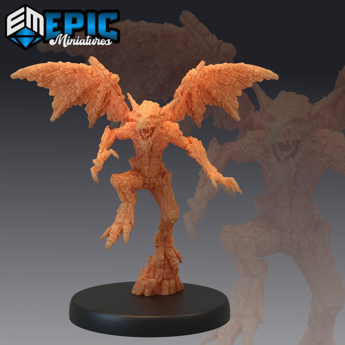 Earth Mephit Miniature - A - 28mm