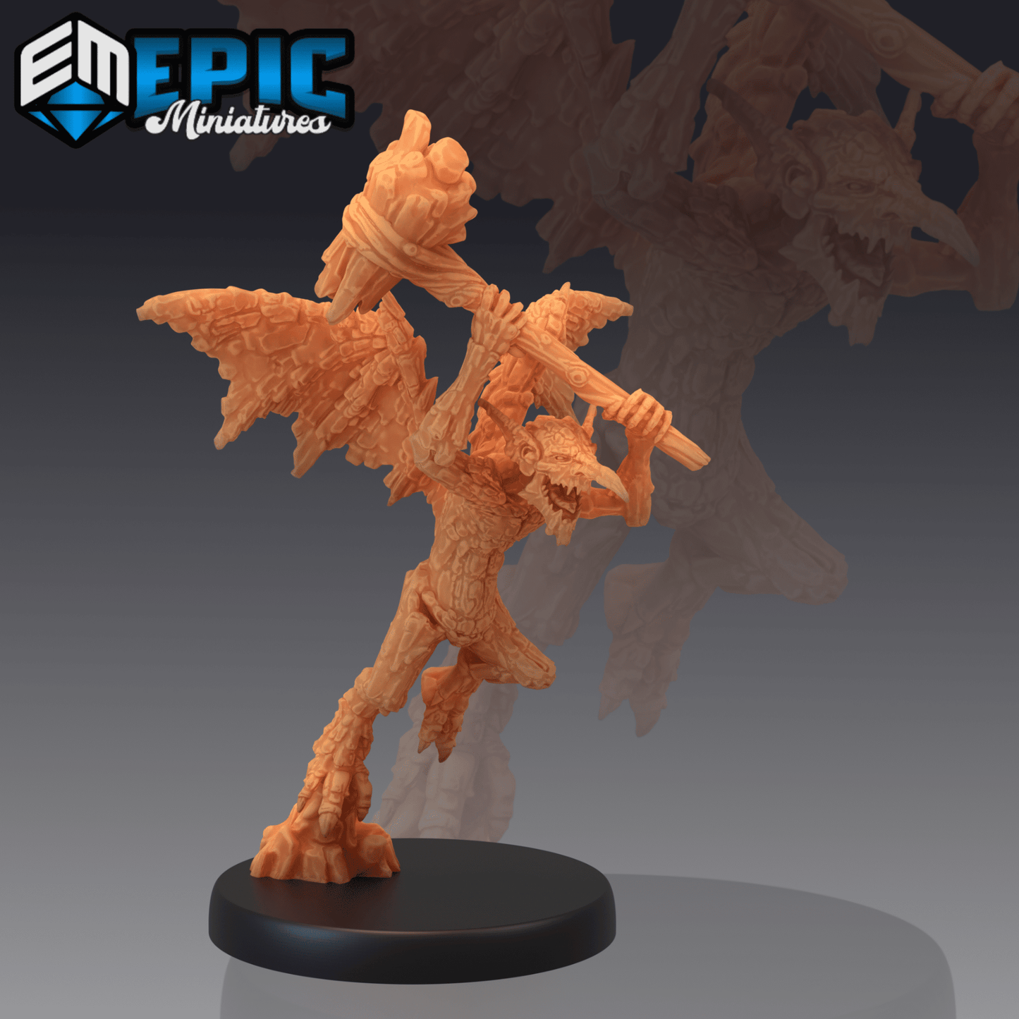 Earth Mephit Miniature - B - 28mm
