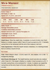 Earth Mephit Miniature | C - Tabletop RPG & D&D miniature. Perfect for wargaming & collectors