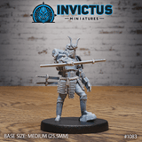 East Space Samurai Squad Samurai Miniature | A - Tabletop RPG & D&D miniature. Perfect for wargaming & collectors