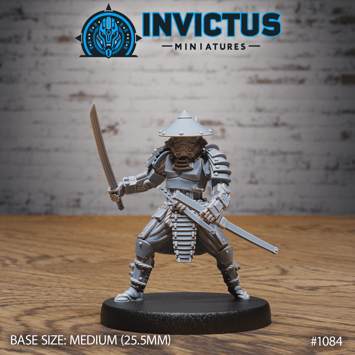 East Space Samurai Squad Samurai Miniature | B - Tabletop RPG & D&D miniature. Perfect for wargaming & collectors