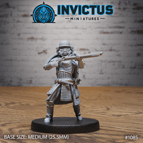 East Space Samurai Squad Samurai Miniature | C - Tabletop RPG & D&D miniature. Perfect for wargaming & collectors