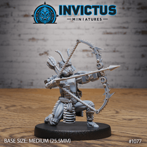 East Space Undead Samurai Samurai Miniature | A - Tabletop RPG & D&D miniature. Perfect for wargaming & collectors