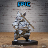 Eastern Cat Folk Miniature | 3594 - Tabletop RPG & D&D miniature. Perfect for wargaming & collectors