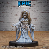 Eastern Ghost Girl Miniature | 3751 - Tabletop RPG & D&D miniature. Perfect for wargaming & collectors
