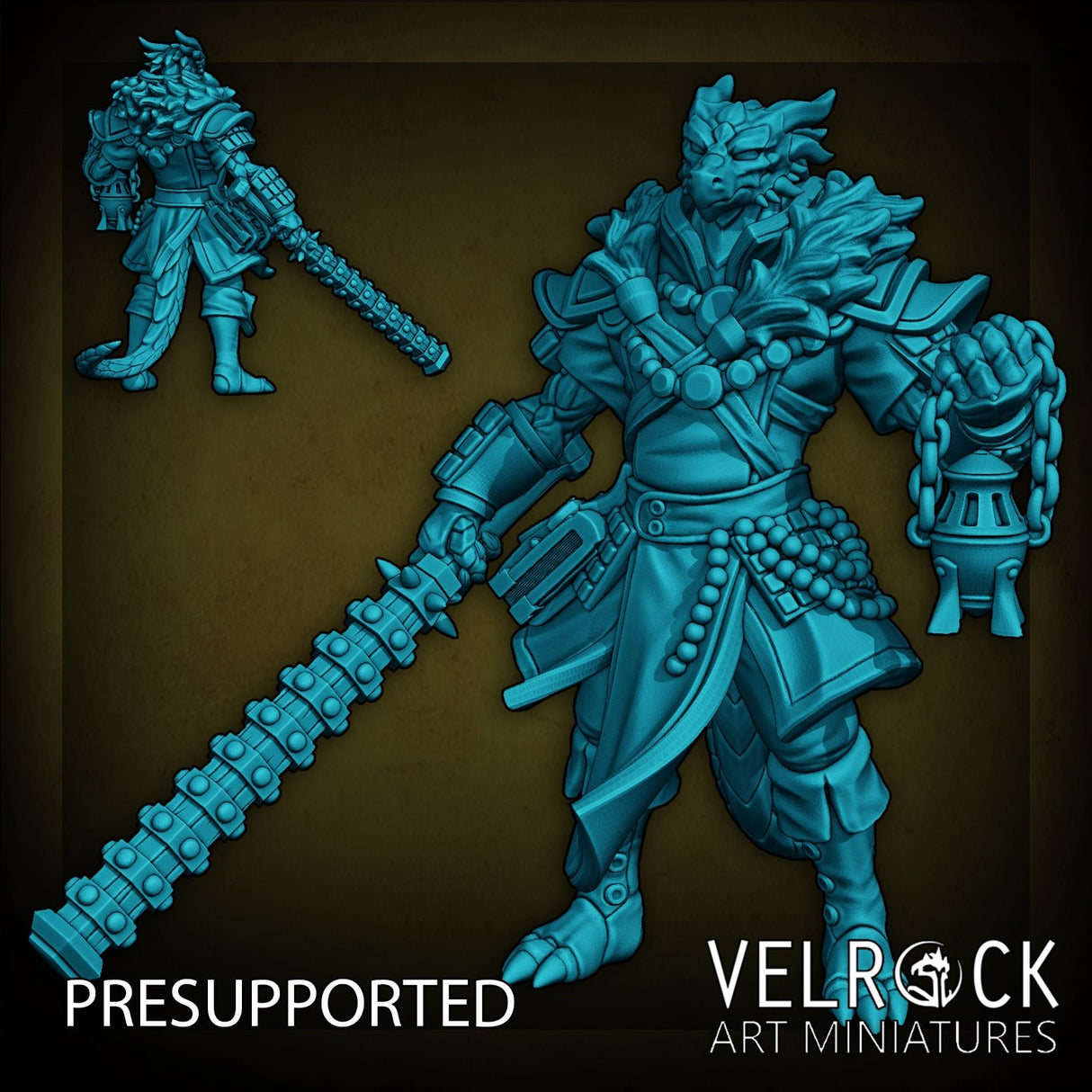 Eastern Heroes Warriors Miniature | A - Tabletop RPG & D&D miniature. Perfect for wargaming & collectors
