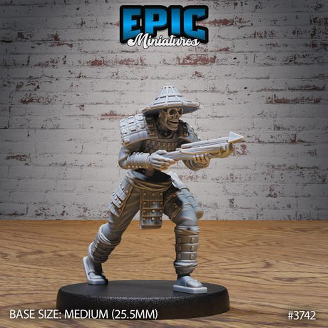 Eastern Skeleton Miniature | 3742 - Tabletop RPG & D&D miniature. Perfect for wargaming & collectors