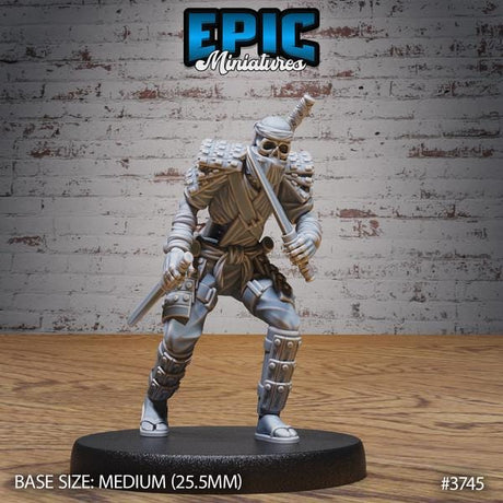 Eastern Skeletons squad | 3745 - Tabletop RPG & D&D miniature. Perfect for wargaming & collectors