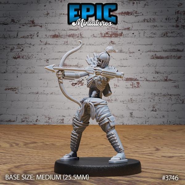 Eastern Skeleton Miniature - 3746 - 32mm