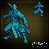 Eastern Warrior NPC Miniature | C - Tabletop RPG & D&D miniature. Perfect for wargaming & collectors
