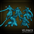 Eastern Warrior NPC Miniature | Set of 5 - Tabletop RPG & D&D miniature. Perfect for wargaming & collectors