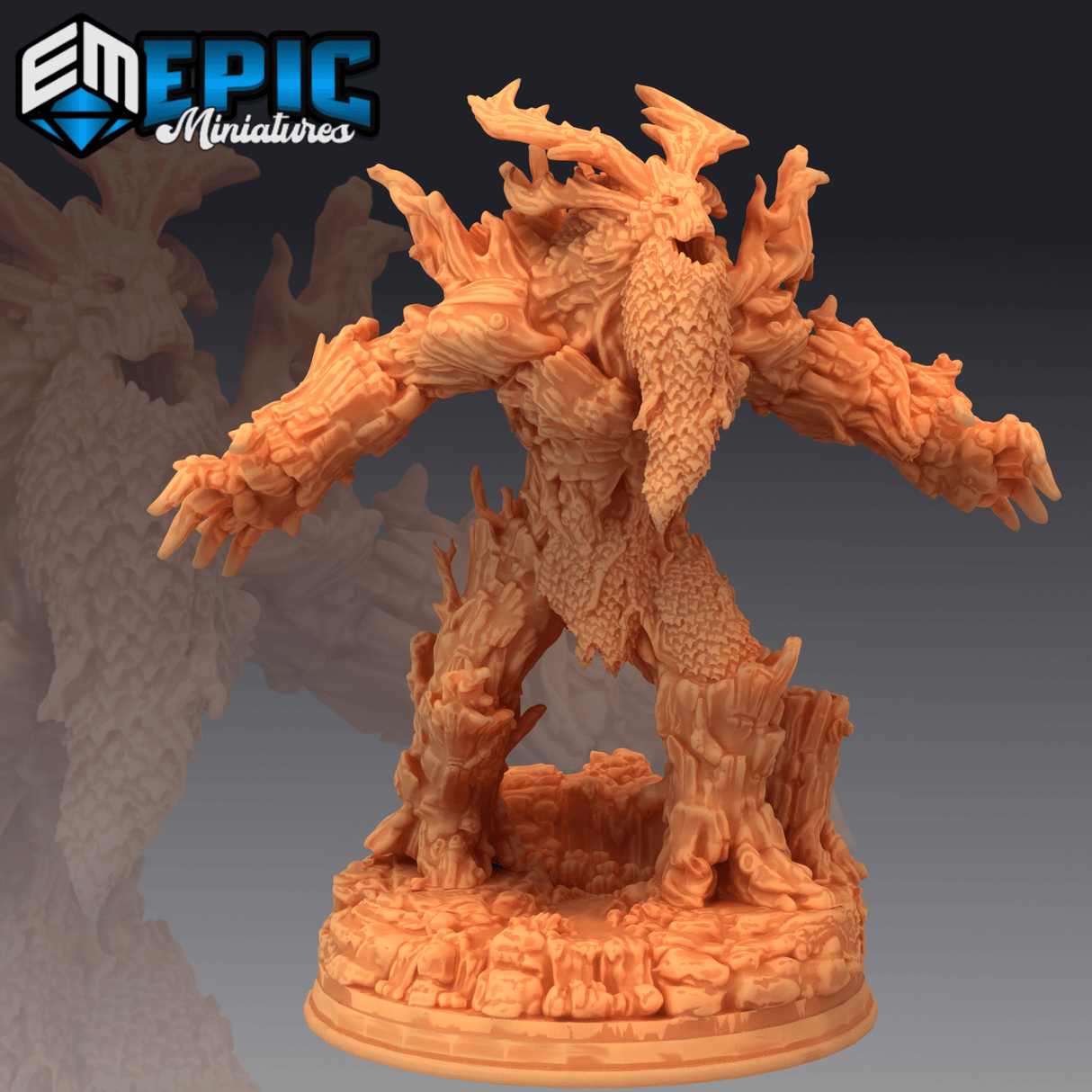 Elder Treant Miniature | C - Tabletop RPG & D&D miniature. Perfect for wargaming & collectors