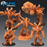 Elder Treant Miniature | Set of 5 - Tabletop RPG & D&D miniature. Perfect for wargaming & collectors