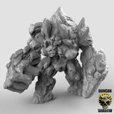 Elemental Rock Giant Miniature | A - Tabletop RPG & D&D miniature. Perfect for wargaming & collectors