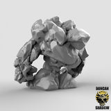 Elemental Rocks Miniature | C - Tabletop RPG & D&D miniature. Perfect for wargaming & collectors