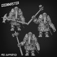 Elephant Folk paladin Miniature | Set of 3 - Tabletop RPG & D&D miniature. Perfect for wargaming & collectors