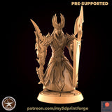 Elf Guard Miniature | A - Tabletop RPG & D&D miniature. Perfect for wargaming & collectors