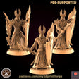 Elf Guard Miniature | Set of 3 - Tabletop RPG & D&D miniature. Perfect for wargaming & collectors