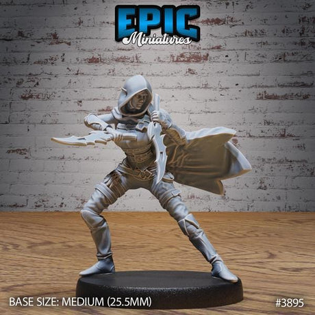 Elf Guild Rogue Miniature | 3895 - Tabletop RPG & D&D miniature. Perfect for wargaming & collectors