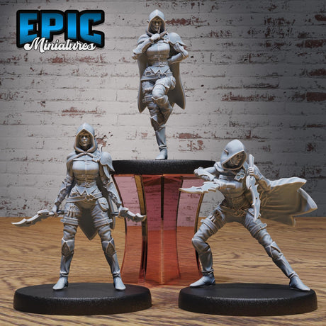 Elf Guild Rogue Miniature | Full Set All Models - Tabletop RPG & D&D miniature. Perfect for wargaming & collectors