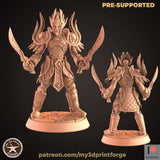 Elf Hunter Miniature | F - Tabletop RPG & D&D miniature. Perfect for wargaming & collectors