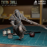 Elf Ranger Miniature | H - Tabletop RPG & D&D miniature. Perfect for wargaming & collectors