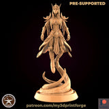 Elf Royal Miniature | A - Tabletop RPG & D&D miniature. Perfect for wargaming & collectors