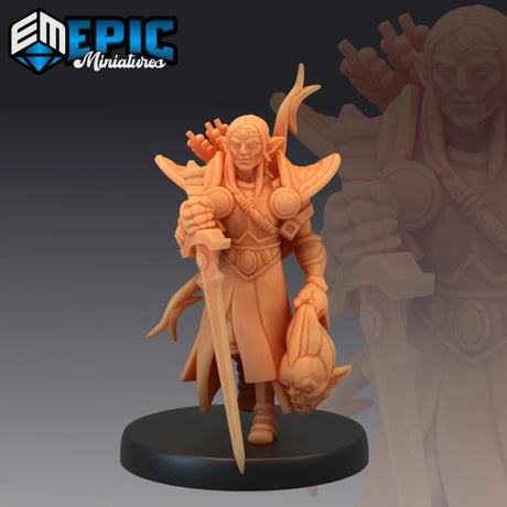 Elves Goblins Miniature | A - Tabletop RPG & D&D miniature. Perfect for wargaming & collectors