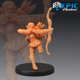 Elves Goblins Miniature | D - Tabletop RPG & D&D miniature. Perfect for wargaming & collectors