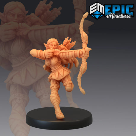 Elves Goblins Miniature | D - Tabletop RPG & D&D miniature. Perfect for wargaming & collectors