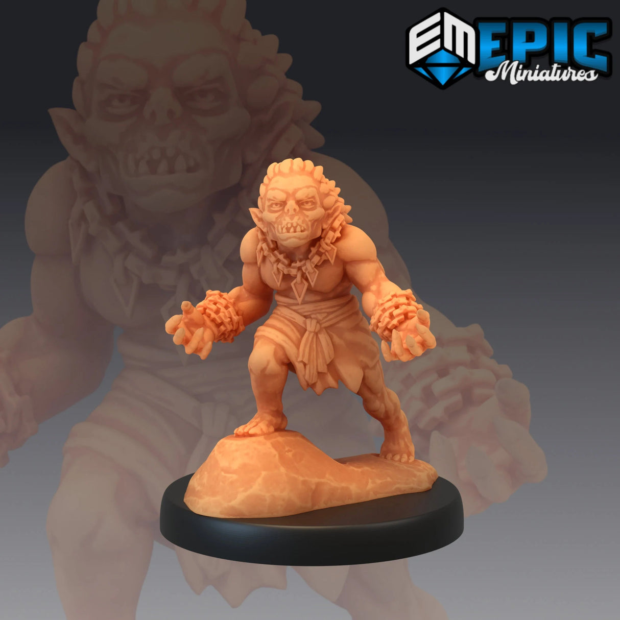 Elves Goblins Miniature | E - Tabletop RPG & D&D miniature. Perfect for wargaming & collectors