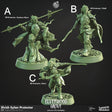 Elvish Sylan Protector Miniature | A - Tabletop RPG & D&D miniature. Perfect for wargaming & collectors