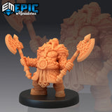 Enchanting Dwarf Miniature | C - Tabletop RPG & D&D miniature. Perfect for wargaming & collectors