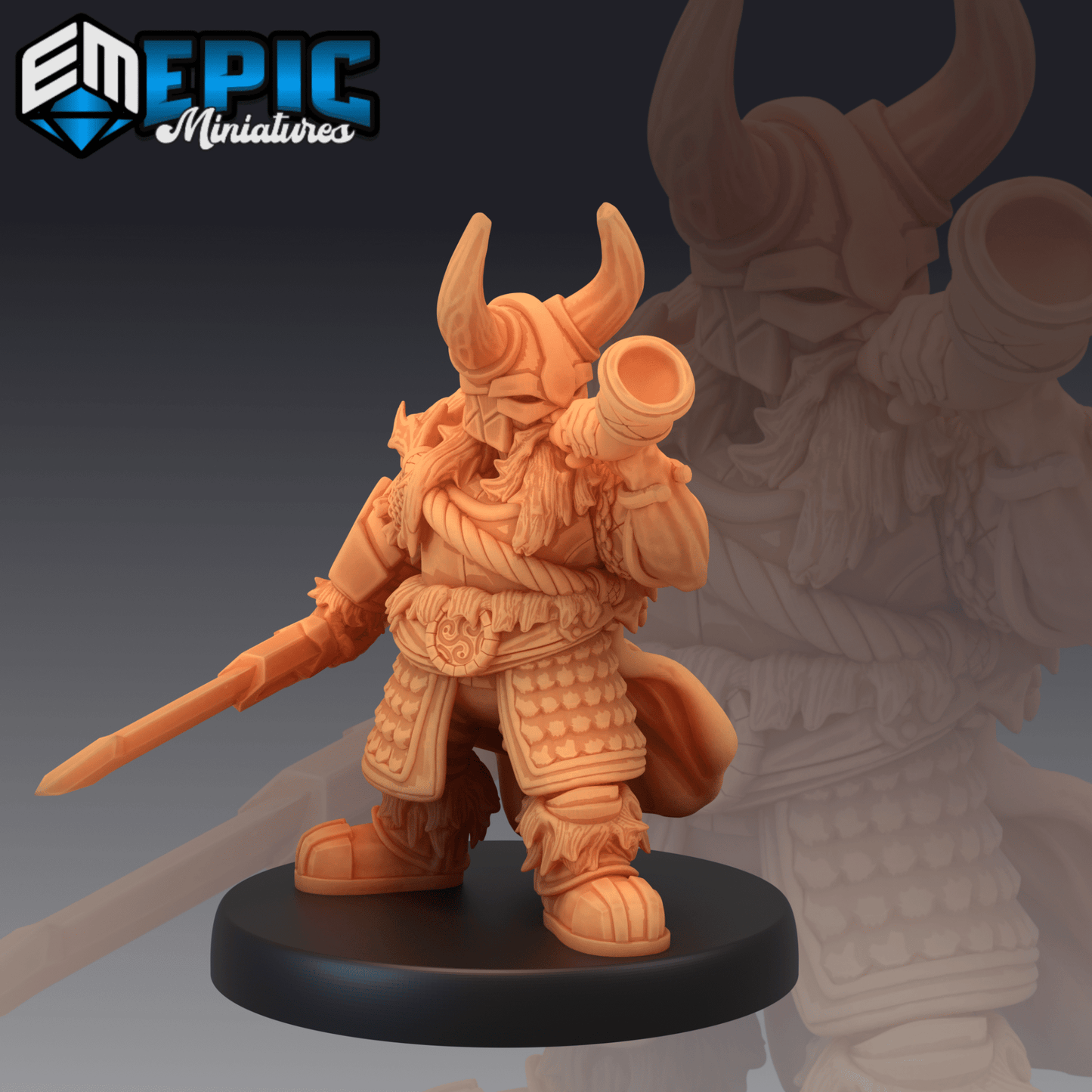 Enchanting Dwarf Miniature - F - 28mm