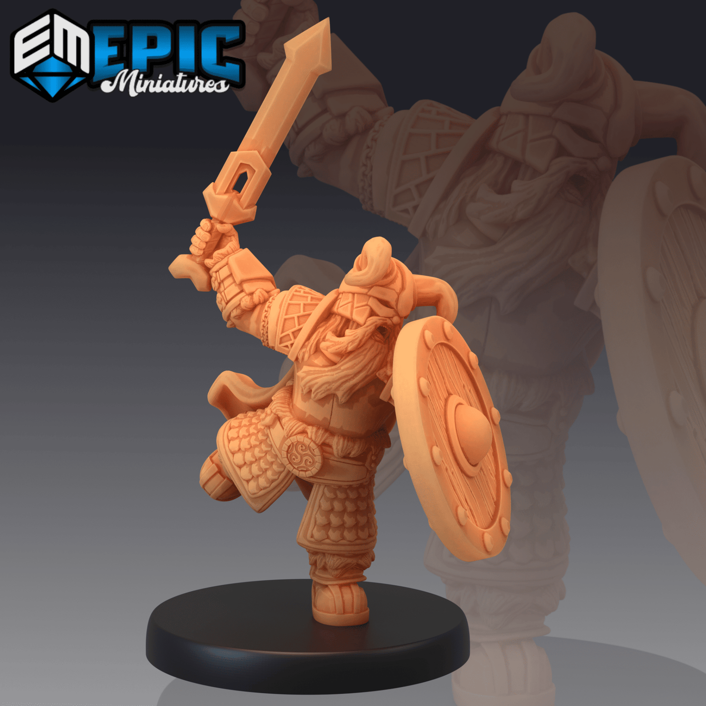Enchanting Dwarf Miniature - H - 28mm