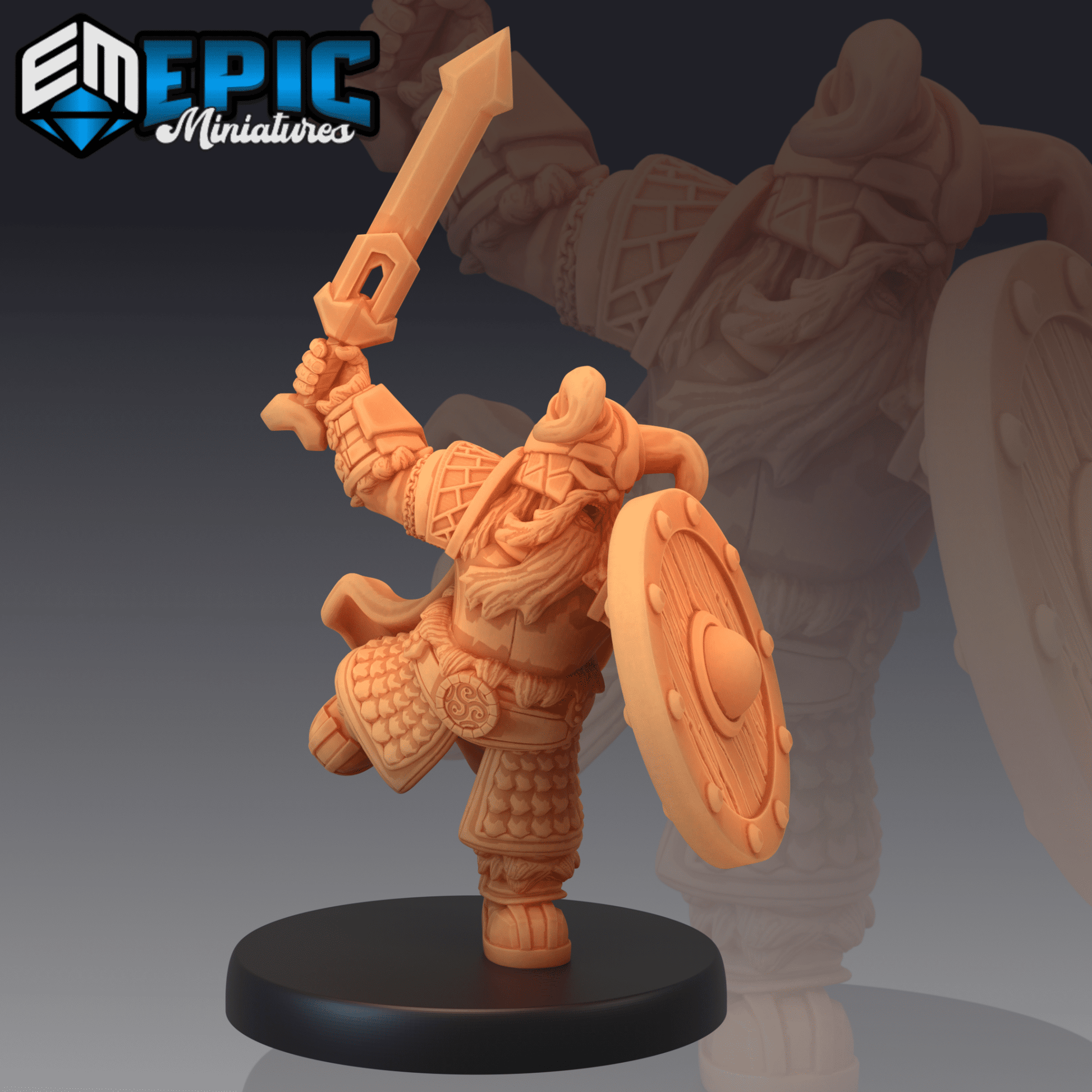 Enchanting Dwarf Miniature - H - 28mm