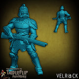 Enforcers with musket Miniature | E - Tabletop RPG & D&D miniature. Perfect for wargaming & collectors