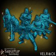 Enforcers with musket Miniature | Set of 6 - Tabletop RPG & D&D miniature. Perfect for wargaming & collectors