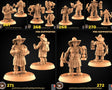 Engineer And Mining Dwarf Miniature | Set of 6 - Tabletop RPG & D&D miniature. Perfect for wargaming & collectors
