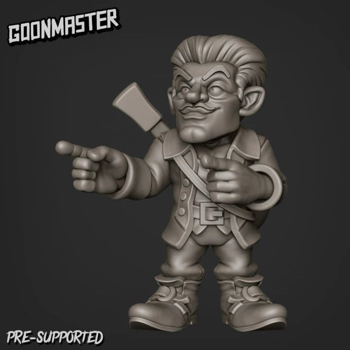 Engineering Gnome Miniature | A - Tabletop RPG & D&D miniature. Perfect for wargaming & collectors