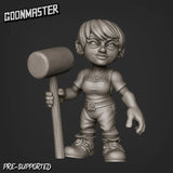 Engineering Gnome Miniature | E - Tabletop RPG & D&D miniature. Perfect for wargaming & collectors